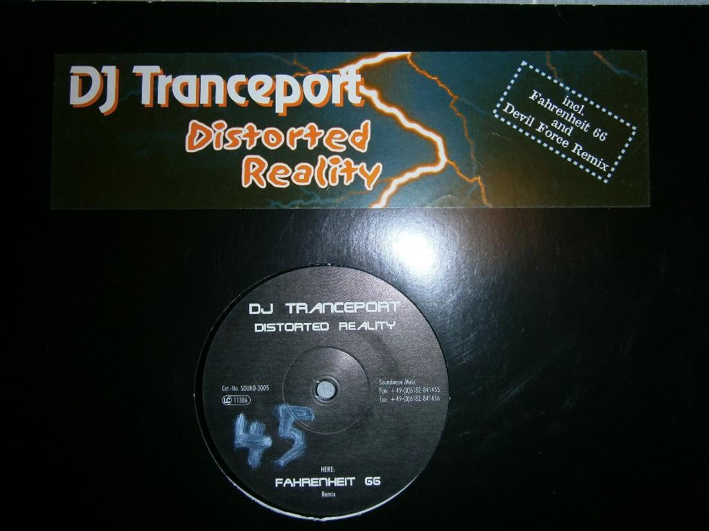 DJ Tranceport – Distorted Reality. 2002. Trance, Hard Trance, Ophalen, Techno of Trance, 2000 - 2009, Zo goed als nieuw
