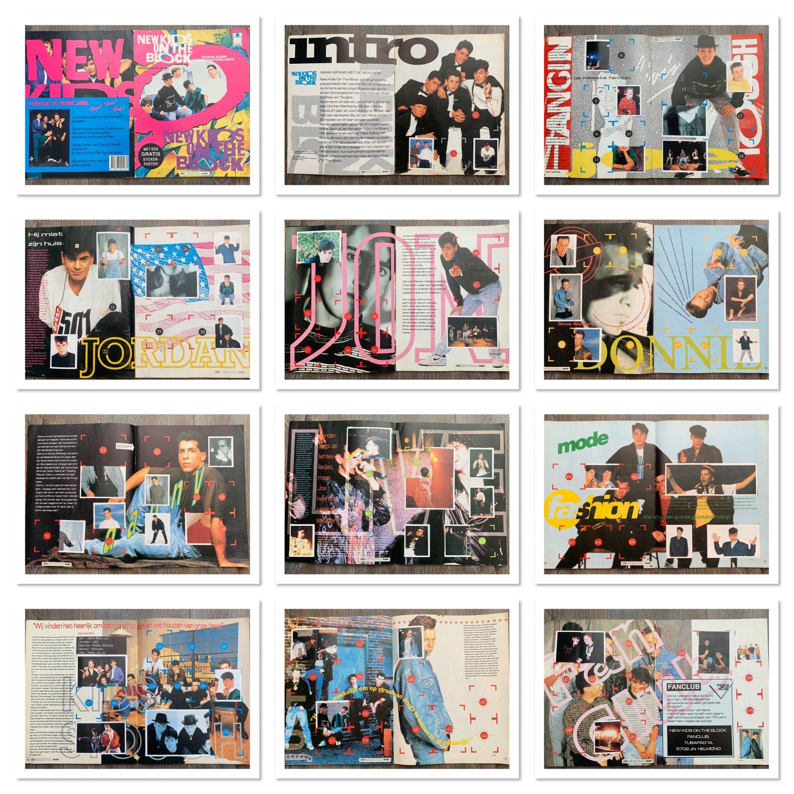 New Kids On The Block StickerAlbum/PlaatjesAlbum, Verzamelen, Muziek, Artiesten en Beroemdheden, Ophalen of Verzenden
