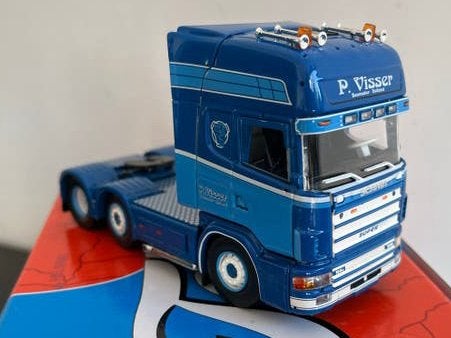 Tekno P. Visser Scania  !  B-keuze, Ophalen of Verzenden, Gebruikt, Bus of Vrachtwagen, Tekno