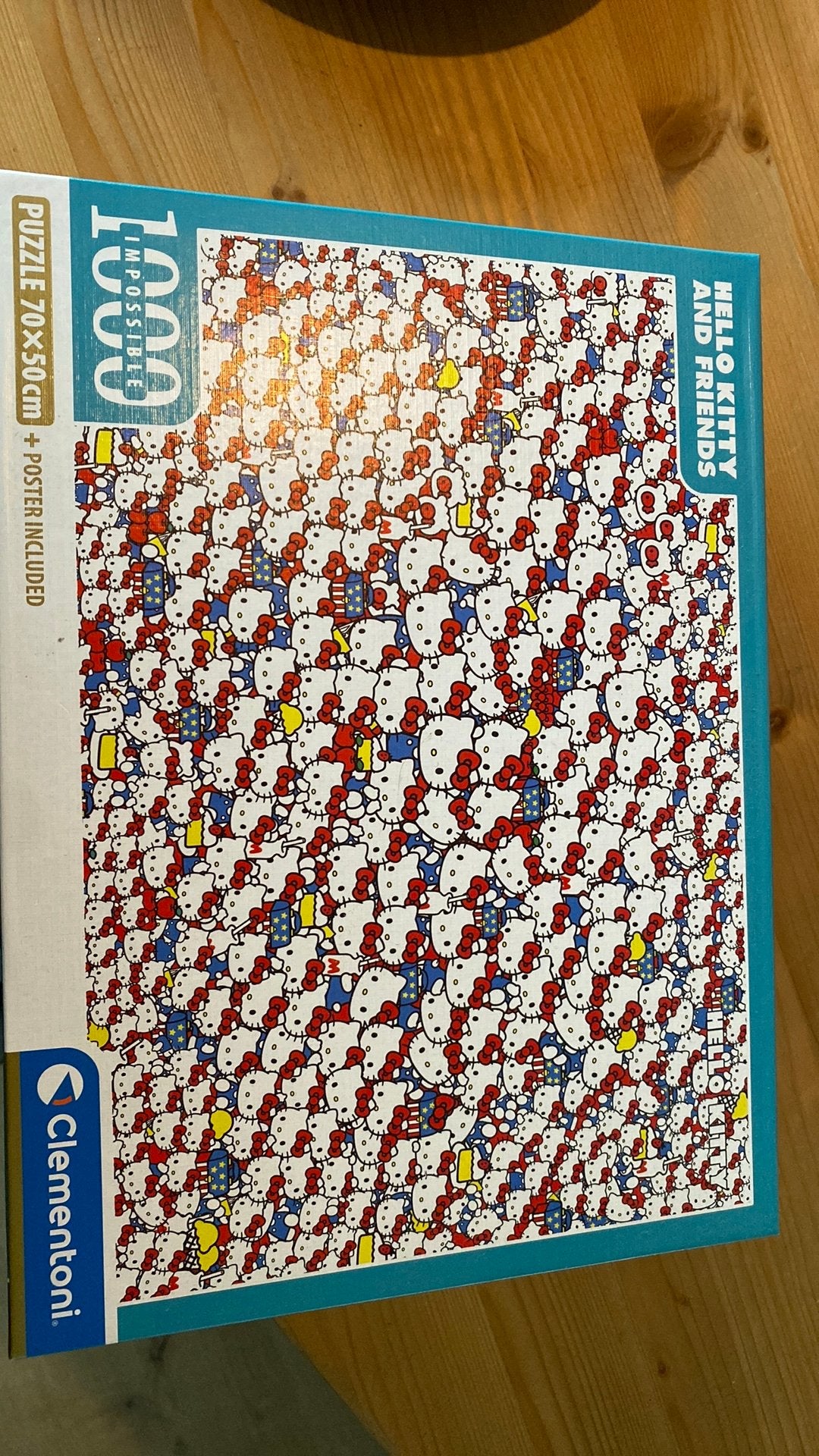 Hello Kitty Puzzel 1000 stukjes, Ophalen of Verzenden, 500 t/m 1500 stukjes, Zo goed als nieuw