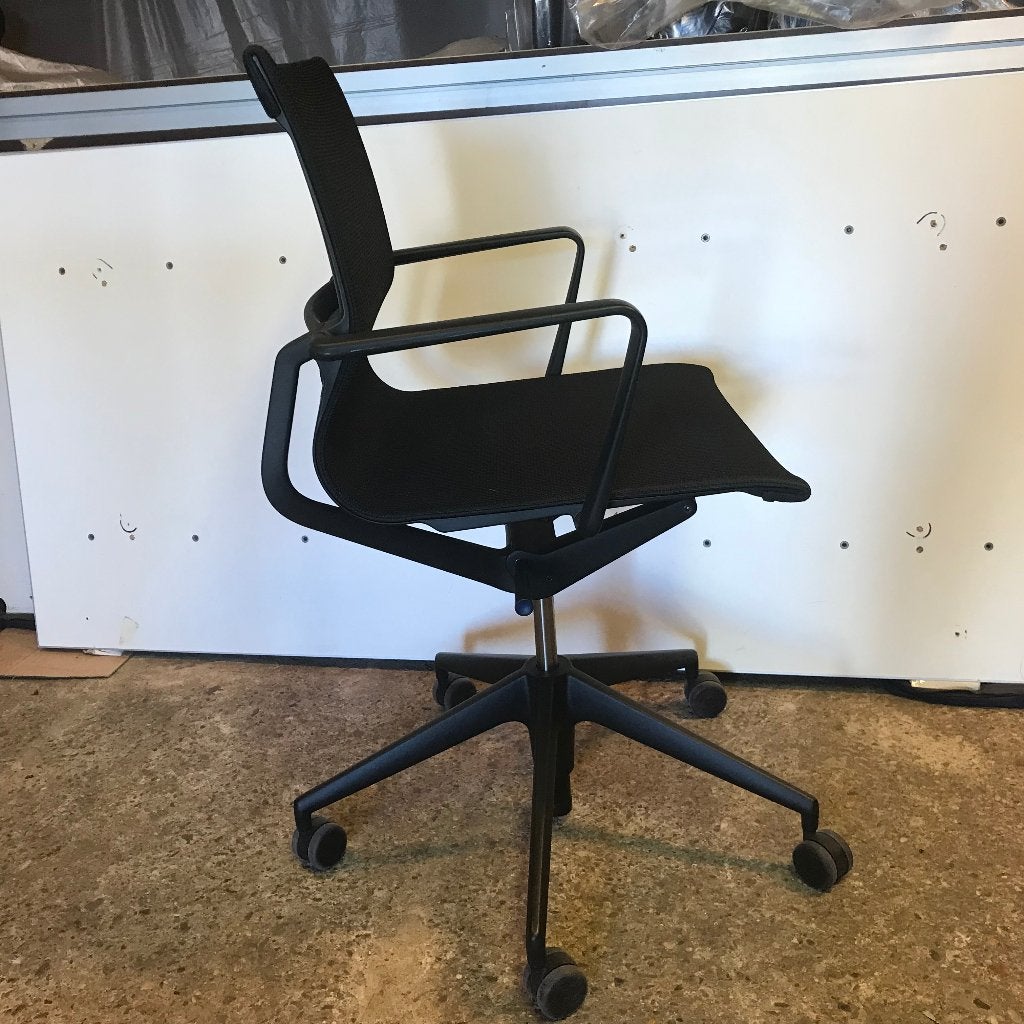 Bureaustoel Vitra Physix Alberto Meda Design, Zwart, Ophalen of Verzenden, Zo goed als nieuw, Nvt