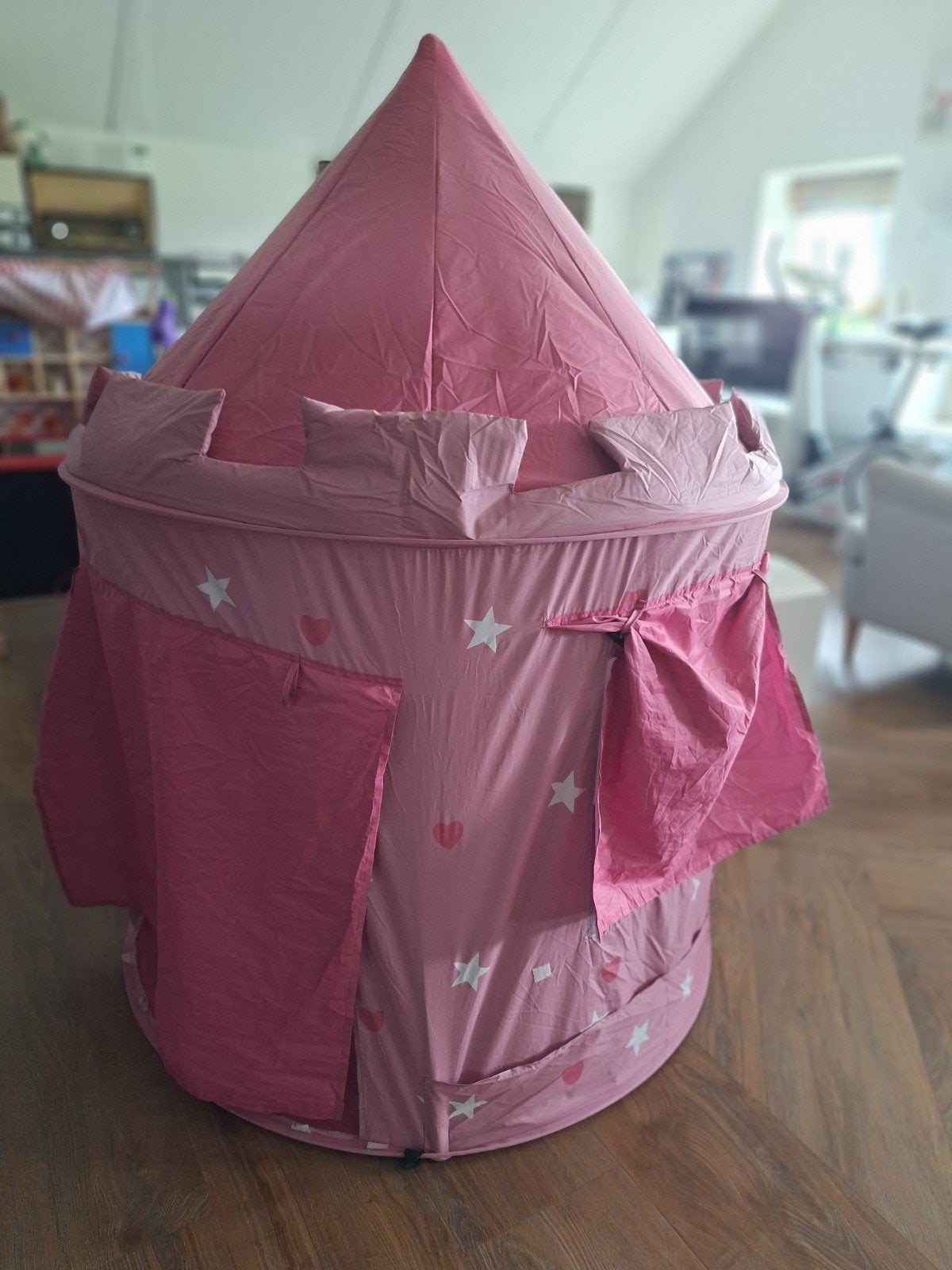 Roze speeltent, prinses/ kasteel, Kinderen en Baby's, Ophalen, Zo goed als nieuw