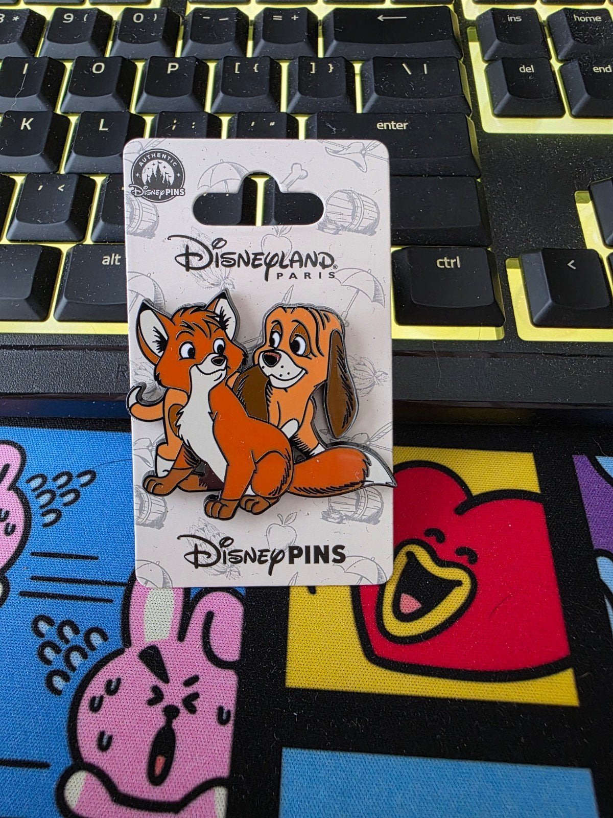 Frank en Frey Pin Disneyland Parijs, Verzamelen, Disney, Ophalen of Verzenden, Overige figuren, Nieuw, Overige typen