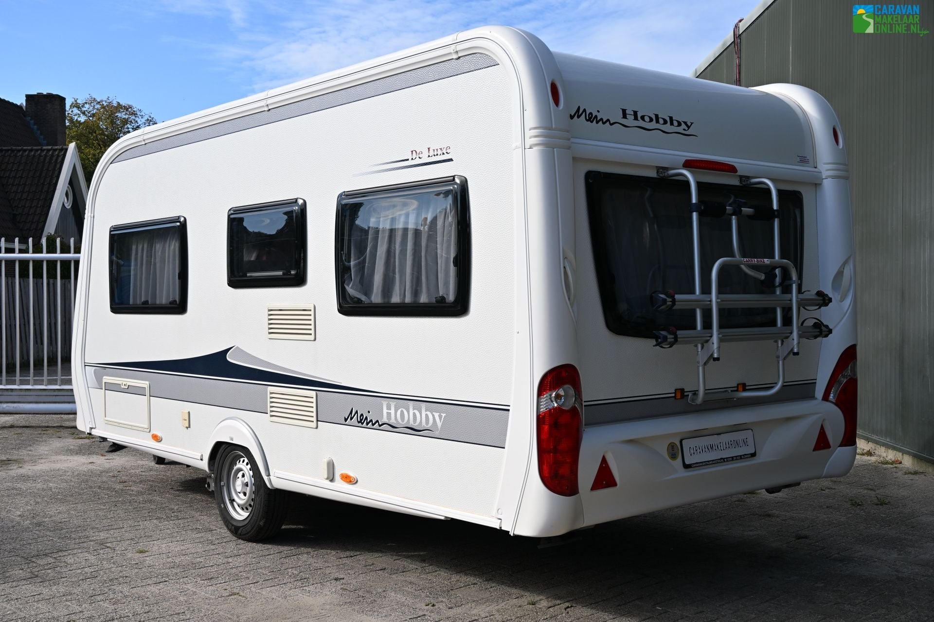 Hobby De Luxe 460 UFe Mover Opblaasbare Voortent Fietsendrag, Rondzit, Hobby, Bedrijf, Lengtebed