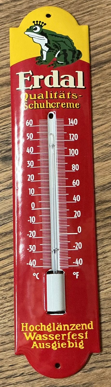 Emaille thermometer ERDAL, Ophalen of Verzenden, Gebruikt, Gebruiksvoorwerp