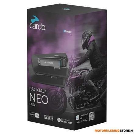 Cardo Packtalk Neo duo, Zwart, Ophalen of Verzenden, Nieuw met kaartje