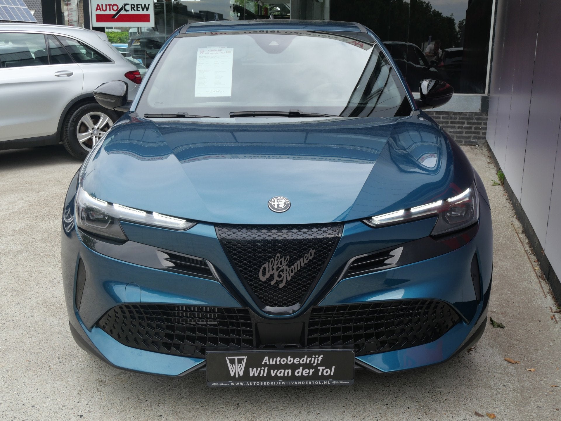 Alfa Romeo Junior 1.2 TURBO HYBRID IBRIDA | ADAPT CRUISE | C, Auto's, Zwart, 1199 cc, Blauw, 620 kg