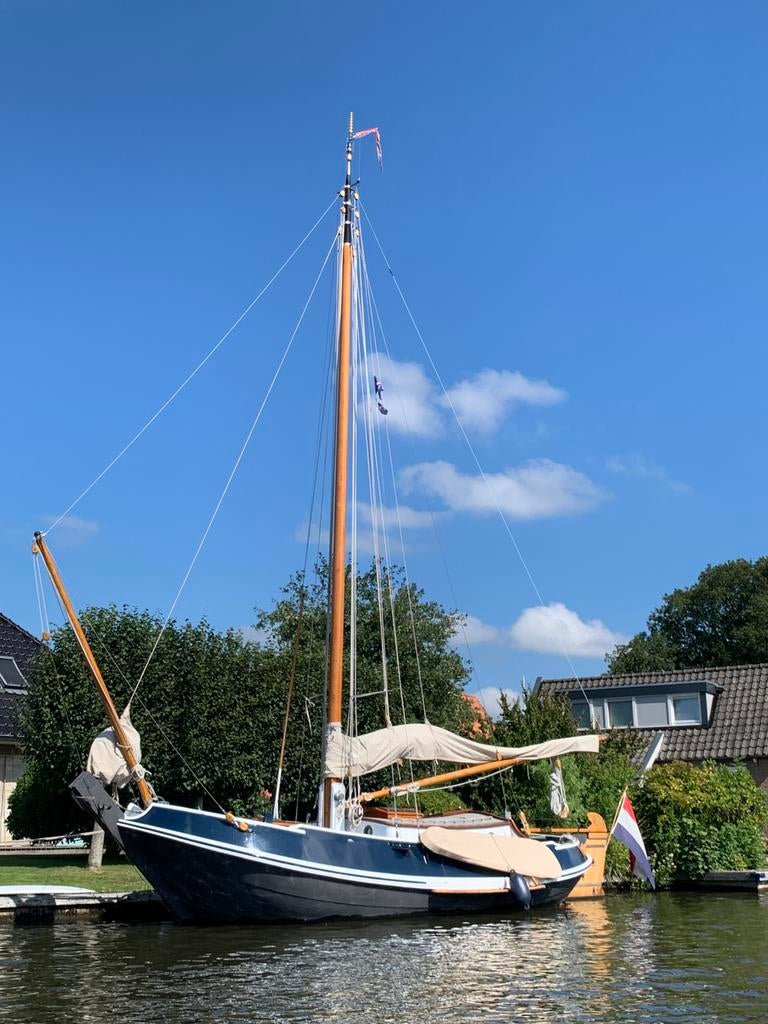 Schokker Bekebrede 11m20 “Souwtje”, Watersport en Boten, Platbodems, Ophalen, Gebruikt, Staal, Diesel