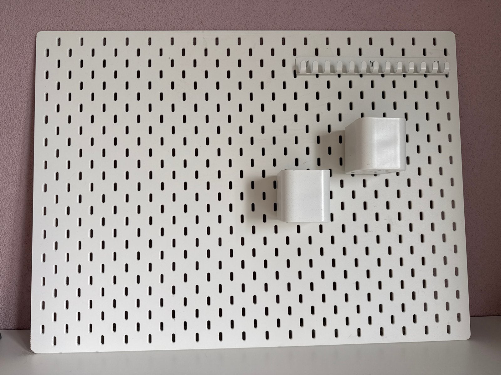 IKEA Skadis Pegboard met accessoires, Ophalen, Hout, Gebruikt, Modern