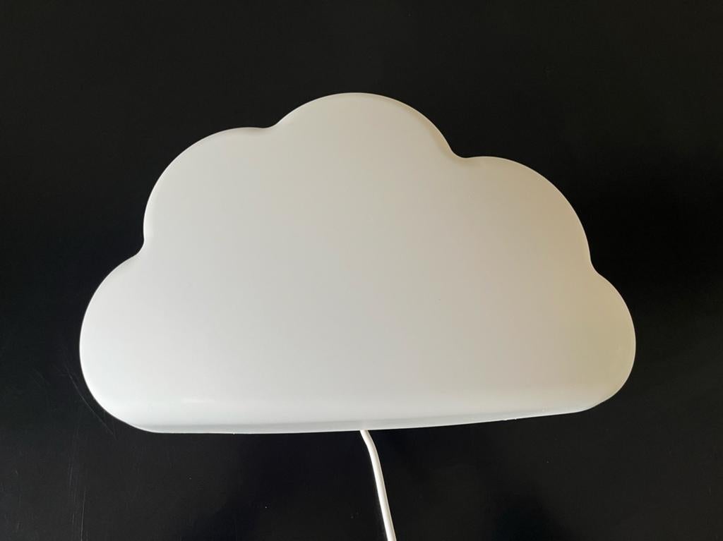 IKEA UPPLYST led-wandlamp, wolk wit, Huis en Inrichting, Lampen | Wandlampen, Ophalen, Zo goed als nieuw
