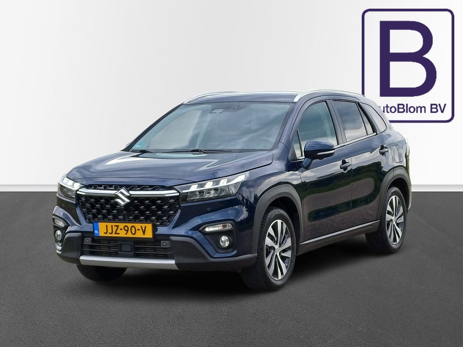 Suzuki S-Cross 1.4 Boosterjet Style Smart Hybrid /Nieuwstaat, Auto's, Voorwielaandrijving, Gebruikt, Blauw, Leder en Stof