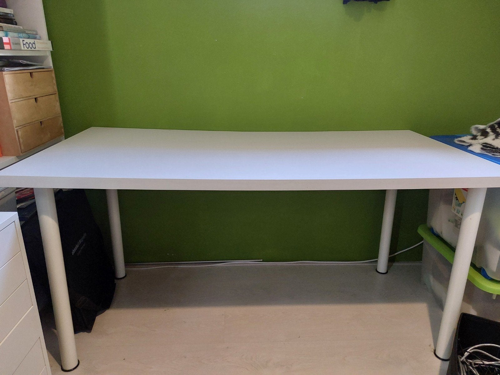 2 grote bureaus wit  (20 euro per stuk), Ophalen, Gebruikt