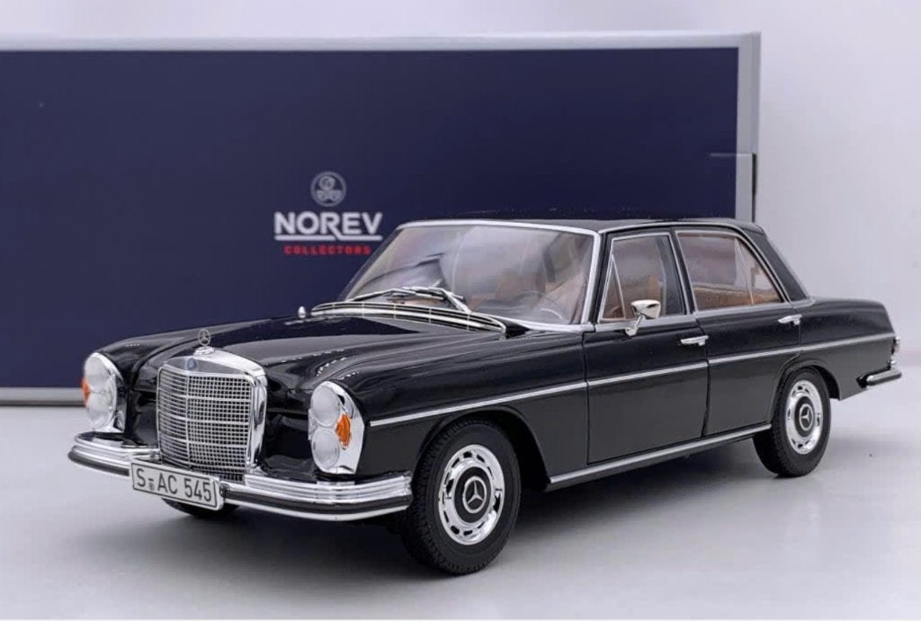 MERCEDES BENZ 280 SE '68 ZWART schaal 1/18 NOREV ref: 183762, Verzenden, Nieuw, Auto, Norev