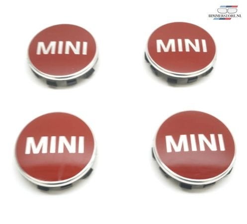 Mini naaf embleem logo set velg 56mm chillired nieuw 3613235, Gebruikt, -, Ophalen of Verzenden, Mini