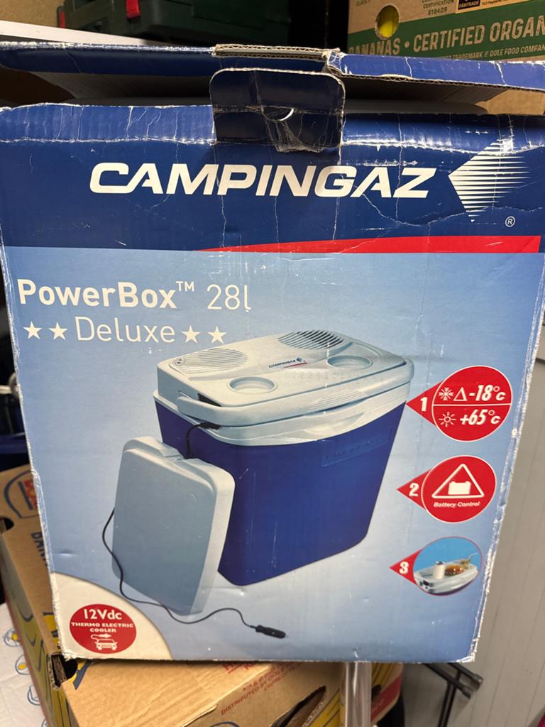 Campingaz PowerBox TM 28L 12Vdc Koelbox -18C tot +65C, Ophalen of Verzenden, Gebruikt, Koelbox, Elektrisch