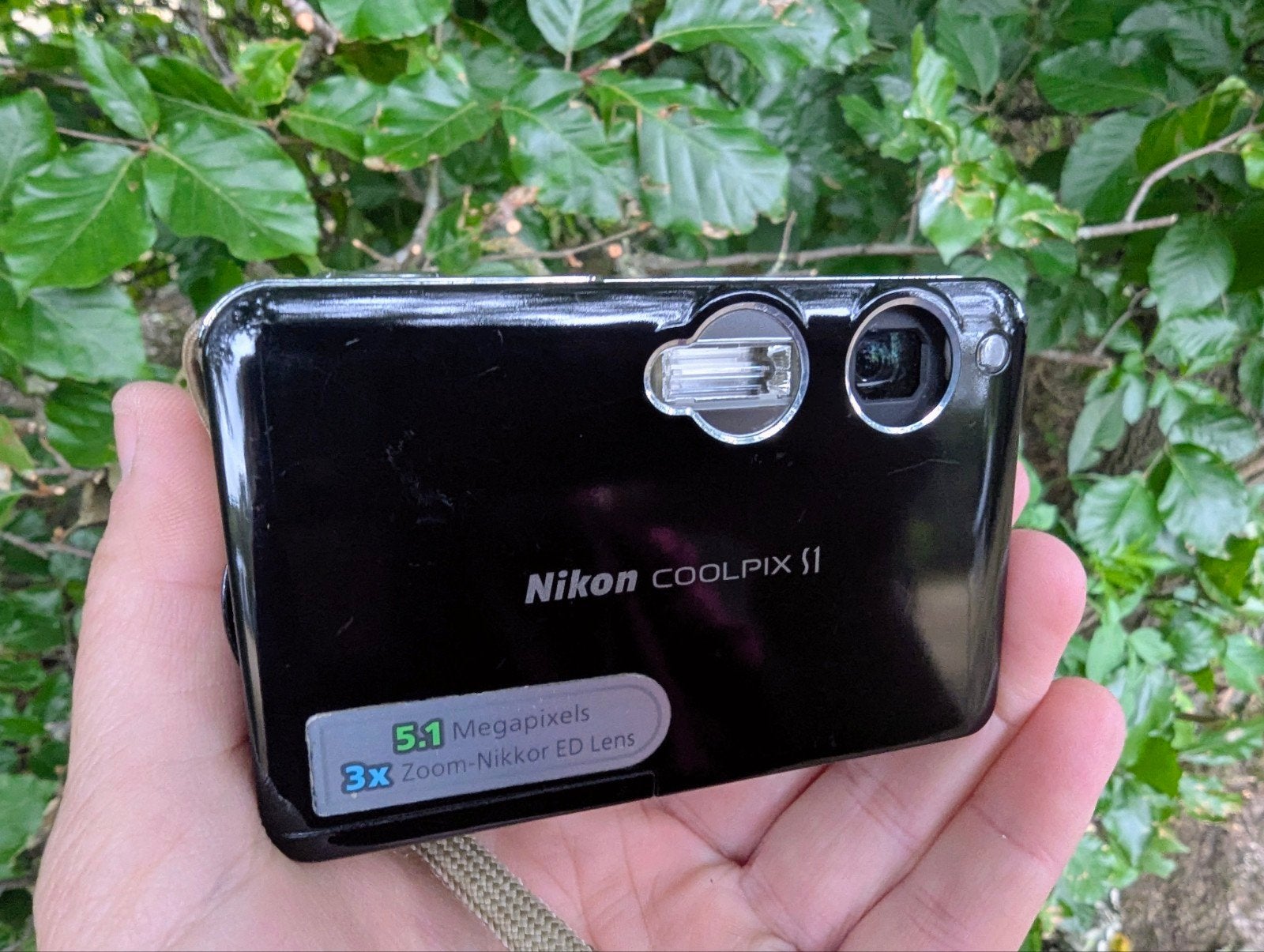 Nikon Coolpix S1 Compactcamera - 5.1 Megapixels, 3x Zoom, Audio, Tv en Foto, Fotocamera's Digitaal, Ingebouwde flitser, Gebruikt