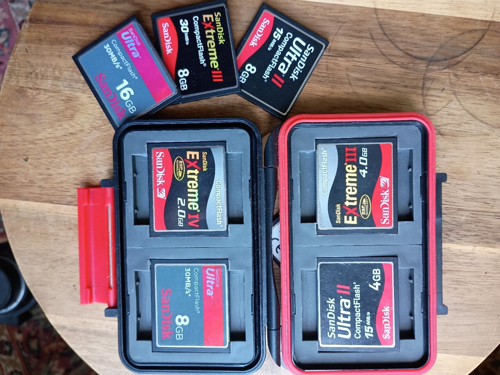 Compact flash card geheugenkaart cf kaarten, Sandisk, Ophalen of Verzenden, Zo goed als nieuw, 16 GB