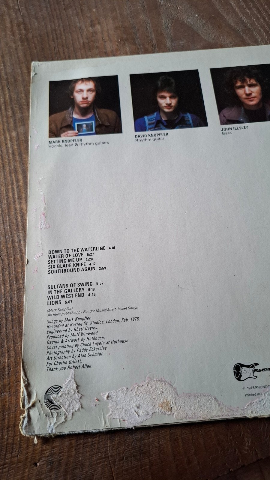Dire Straits - Dire Straits LP (1978), Ophalen, LP, Rock, Gebruikt