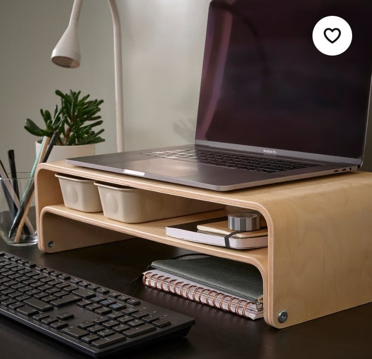 Houten laptop/monitorstandaard 2 stuks, Computers en Software, Laptopstandaarden, Ophalen of Verzenden, Nieuw