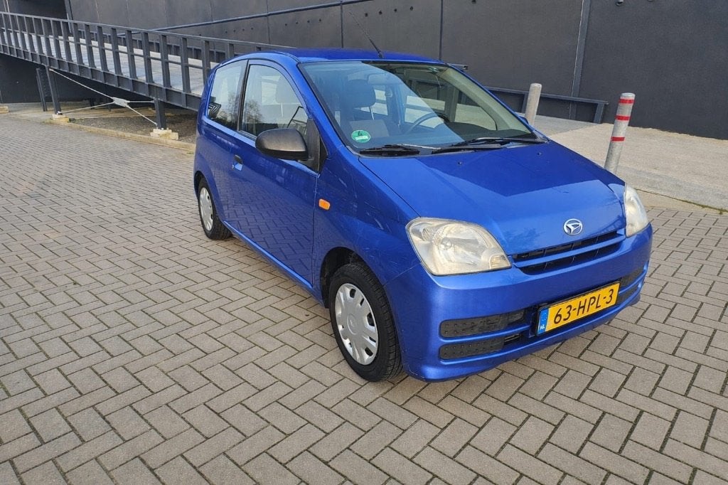 Daihatsu Cuore 1.0 3D 2009 Blauw, Auto's, Daihatsu, 600 kg, 18 €/maand, Cuore, Origineel Nederlands