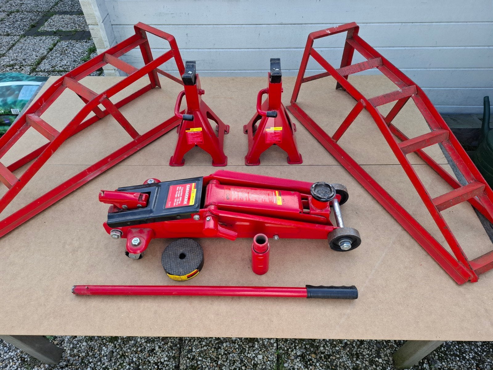 Voor de handige (auto) klusser!!, Auto diversen, Ophalen of Verzenden, Gebruikt, Hydraulisch, Garagekrik