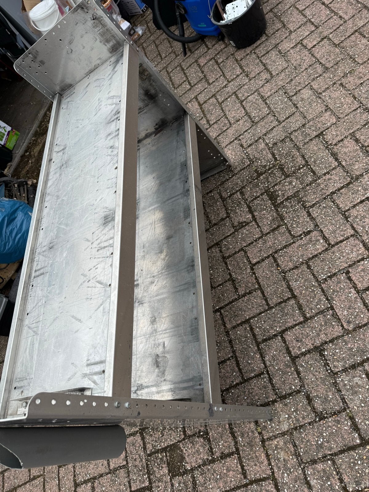 Aluminium Bedrijfswageninrichting voor Ford Transit Custom, Ophalen, Gebruikt, Opel