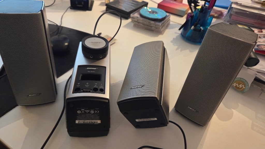 2 x Bose companion speakerset gratis, Ophalen, Gebruikt, Audiokanaal 2, Bose