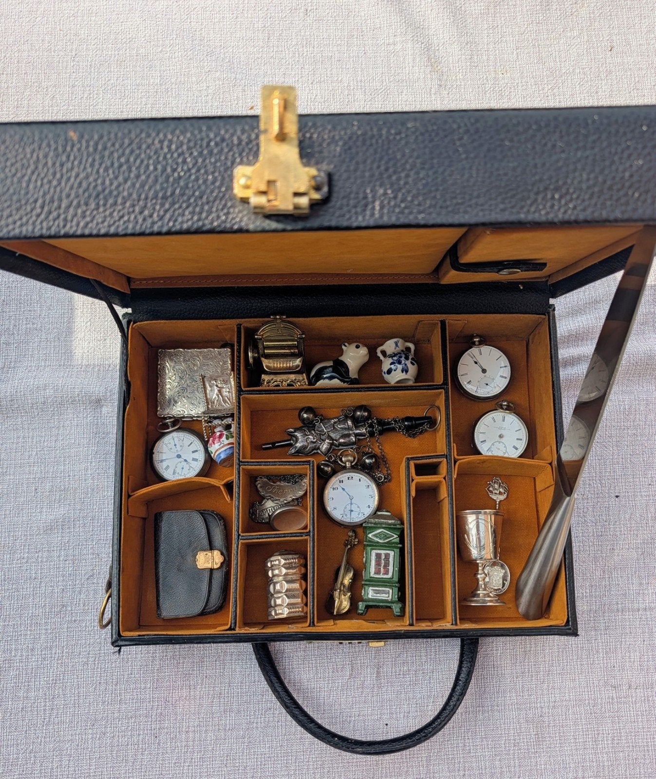 Verzameling antiek, zilver, goud en zakhorloges uit erfenis, Ophalen of Verzenden, Goud