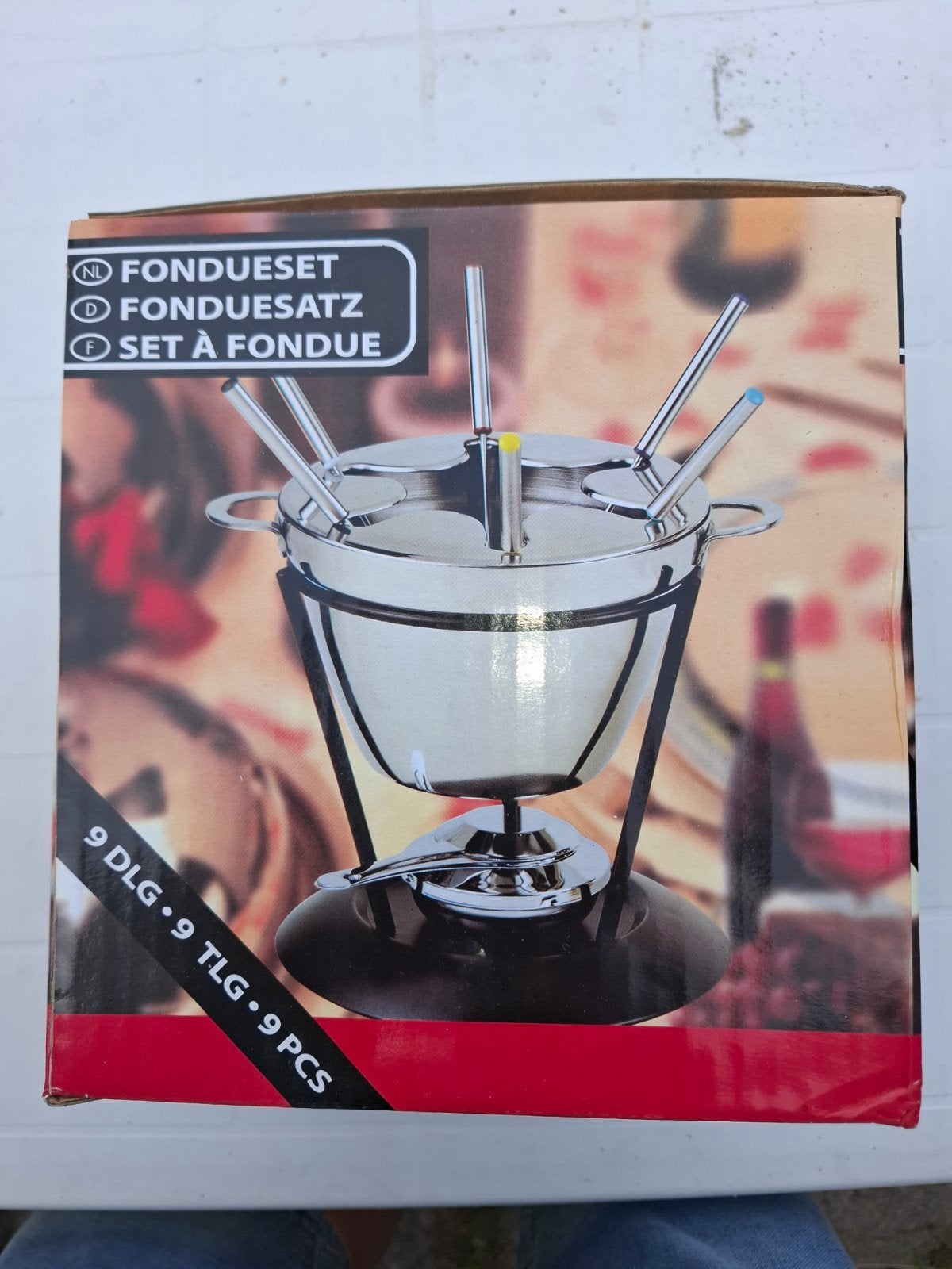 Nieuwe Fondueset 9-delig - Perfect voor gezellige avonden, Ophalen of Verzenden