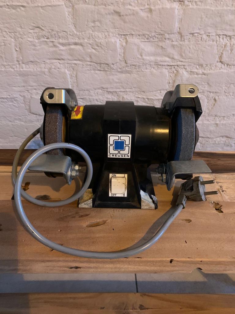Creusen DS6110T Werkbankslijpmachine 200W, Ophalen of Verzenden, Gebruikt, Minder dan 700 watt, Werkbankslijpmachine