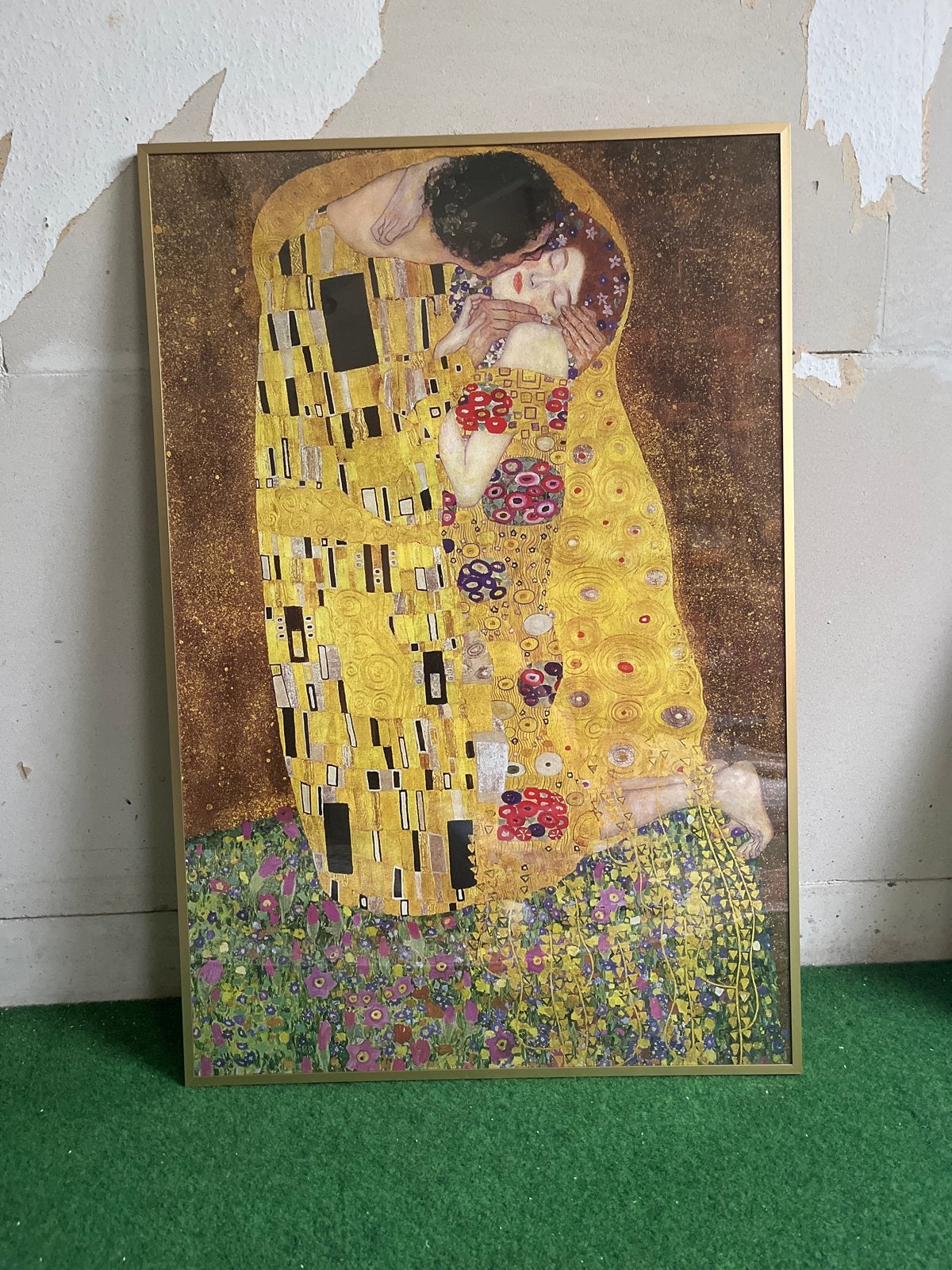 IKEA LOMVIKEN Lijst met Klimt's De Kus, Ophalen