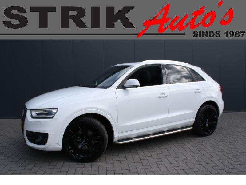 Audi Q3 2.0 TDI quattro S-Line - PANORAMADAK - LEDER - NAVIG, Auto's, Audi, Euro 5, Gebruikt, Zwart, 4 cilinders