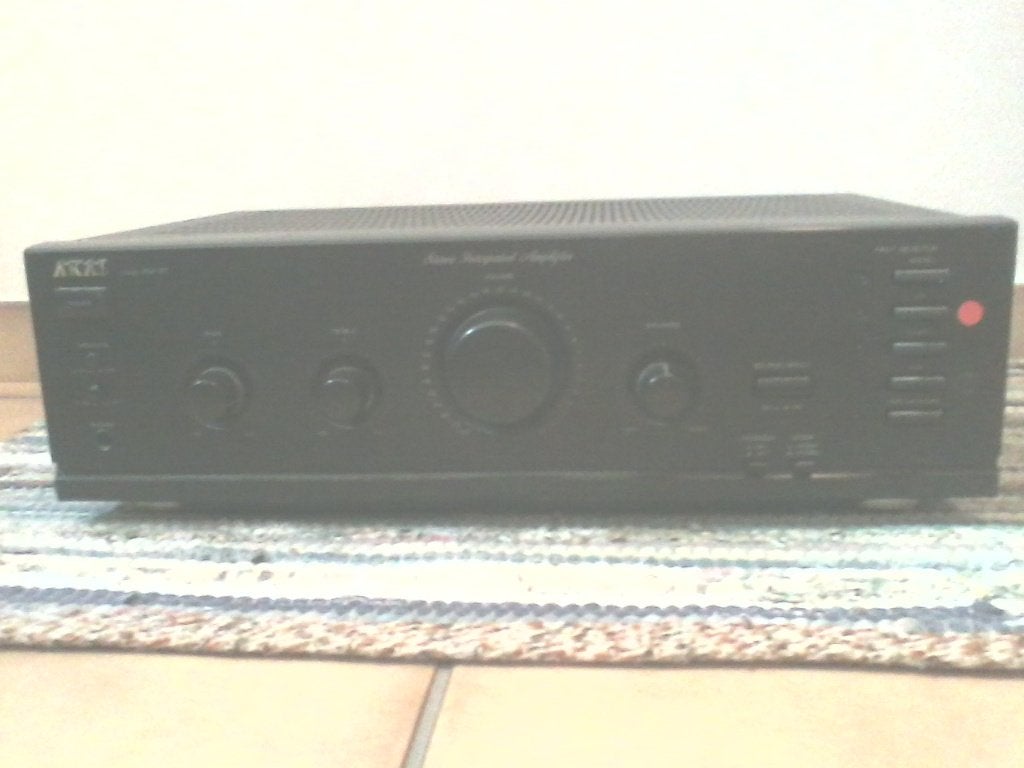 versterker akai am-27, Overige merken, Gebruikt, Ophalen of Verzenden, Minder dan 60 watt