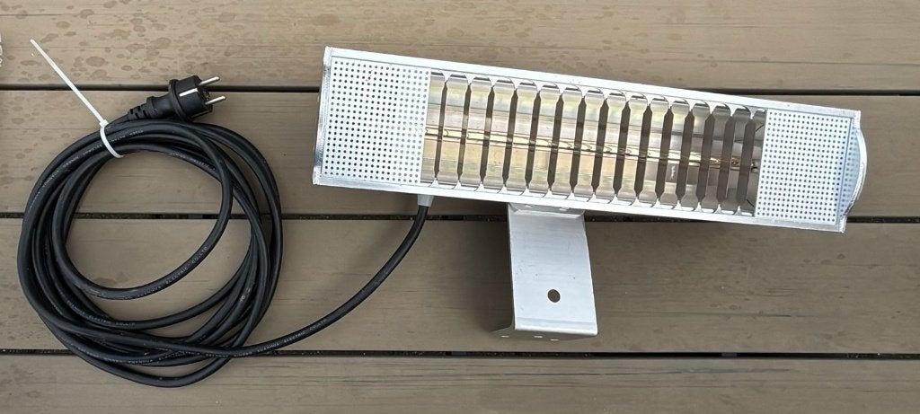 Eurom Terrasverwarmer Infrarood, Tuin en Terras, Ophalen of Verzenden, Zo goed als nieuw