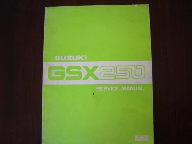Suzuki GSX250 1980 motorcycle service manual GSX 250, Ophalen of Verzenden, Suzuki