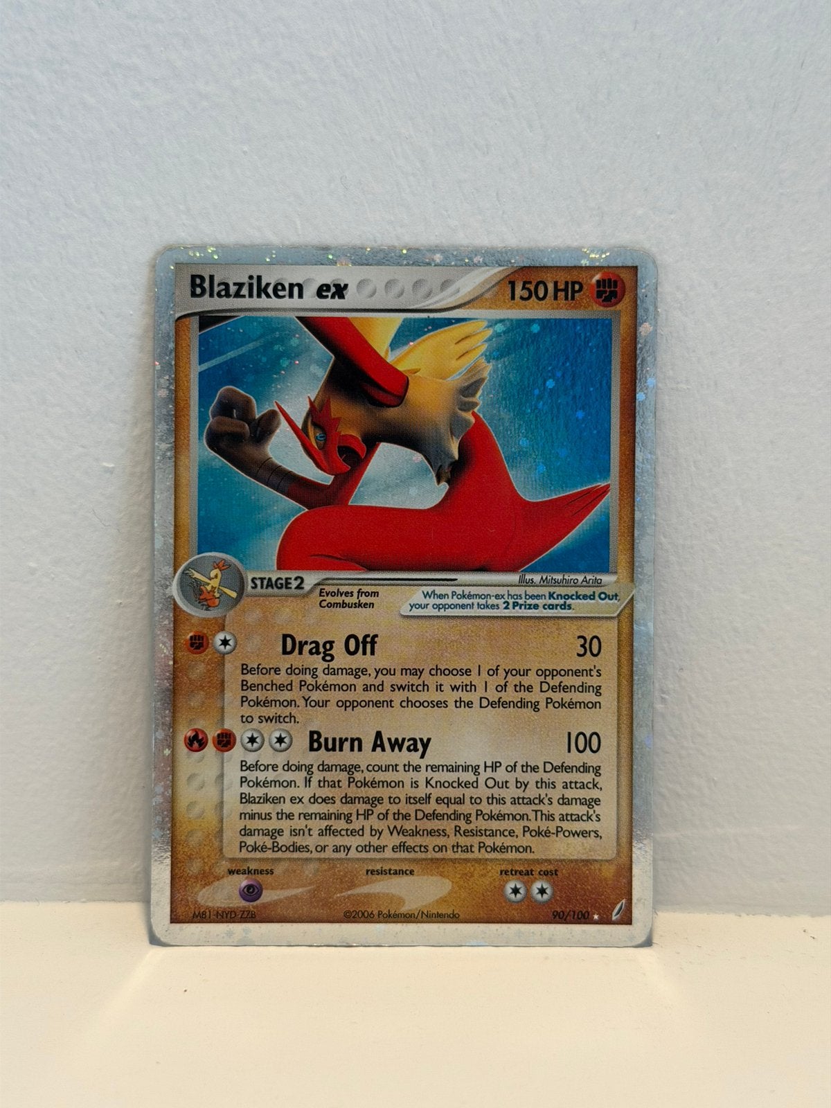 Blaziken Ex Crystal Guardians - 90/100 - Pokemon kaart, Verzenden, Zo goed als nieuw