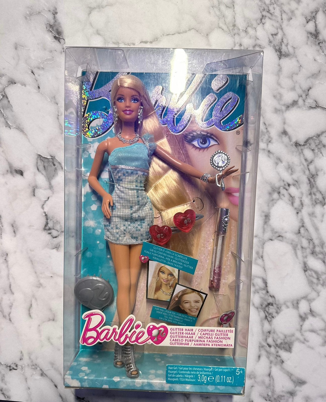 Glitter hair Barbie NIEUW IN DOOS, Ophalen of Verzenden, Nieuw, Pop