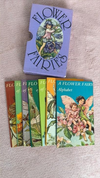 Flower Fairies boekjes set van 7, van Cicely M Barker., Ophalen of Verzenden, Zo goed als nieuw