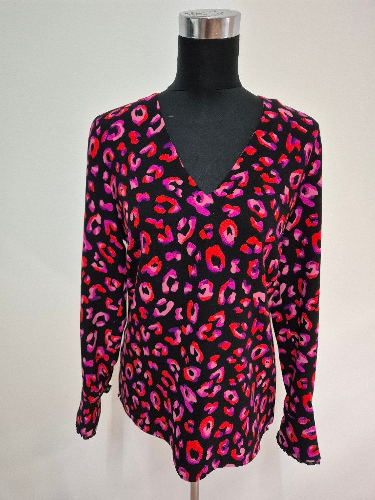 Top154 - Fleurig Dante6 shirt met lange mouw mt 2 = M (1), Ophalen of Verzenden, Zo goed als nieuw