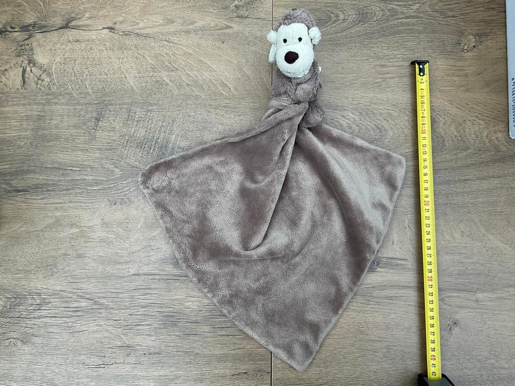 Nieuwe zgan Jellycat monkey knuffeldoekje aap knuffeldoekje, Ophalen, Jellycat, Overige karakters, Nieuw