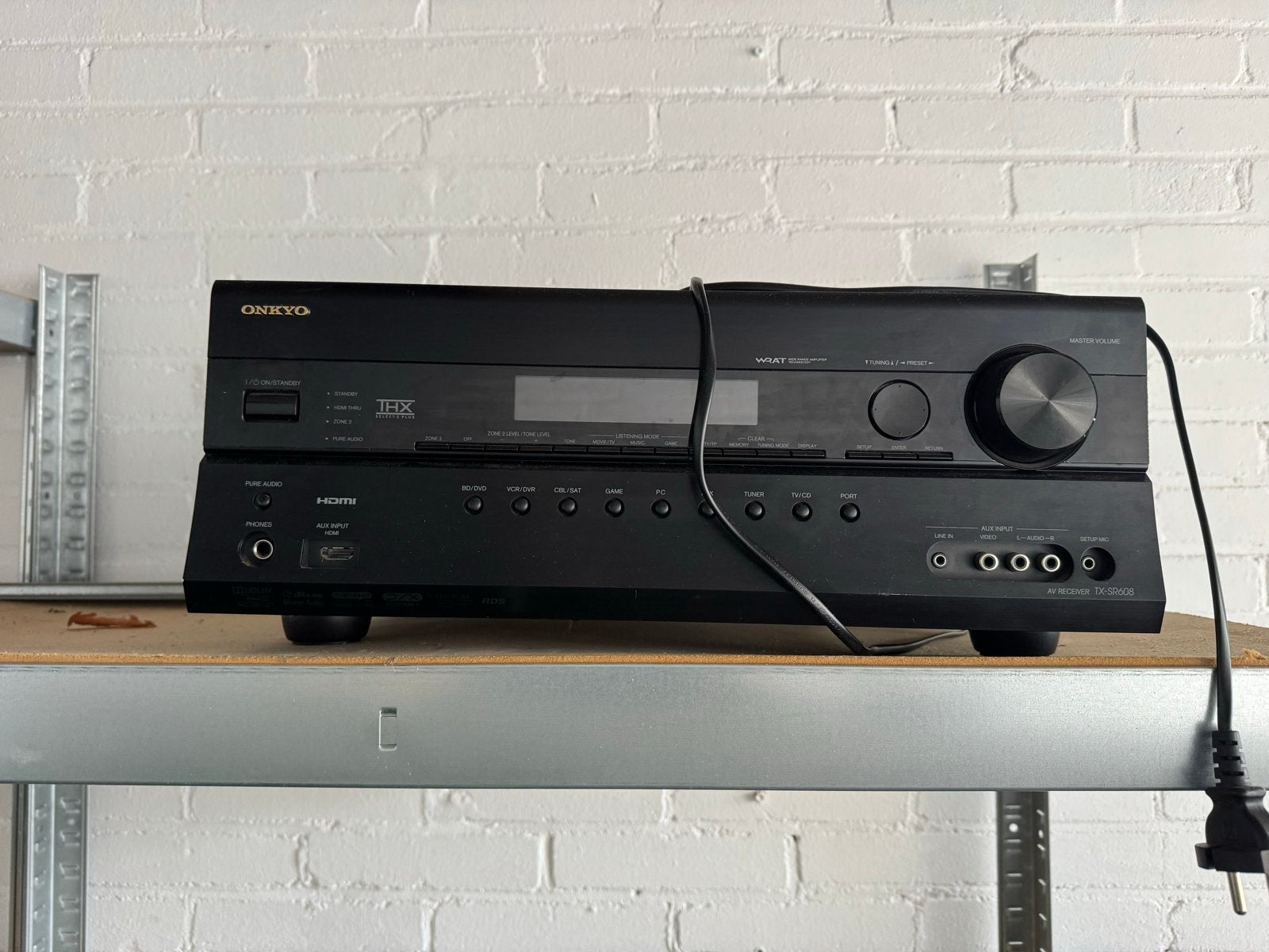 Onkyo TX-SR608 AV Receiver - THX gecertificeerd, Ophalen, Zo goed als nieuw, 120 watt of meer, Onkyo
