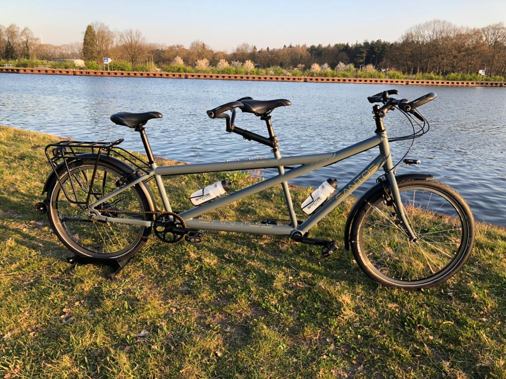 Santos Double Travel 2 tandem maat S M Rohloff Magura HS 33, Fietsen en Brommers, Fietsen | Tandems, 10 tot 15 versnellingen, Velgrem