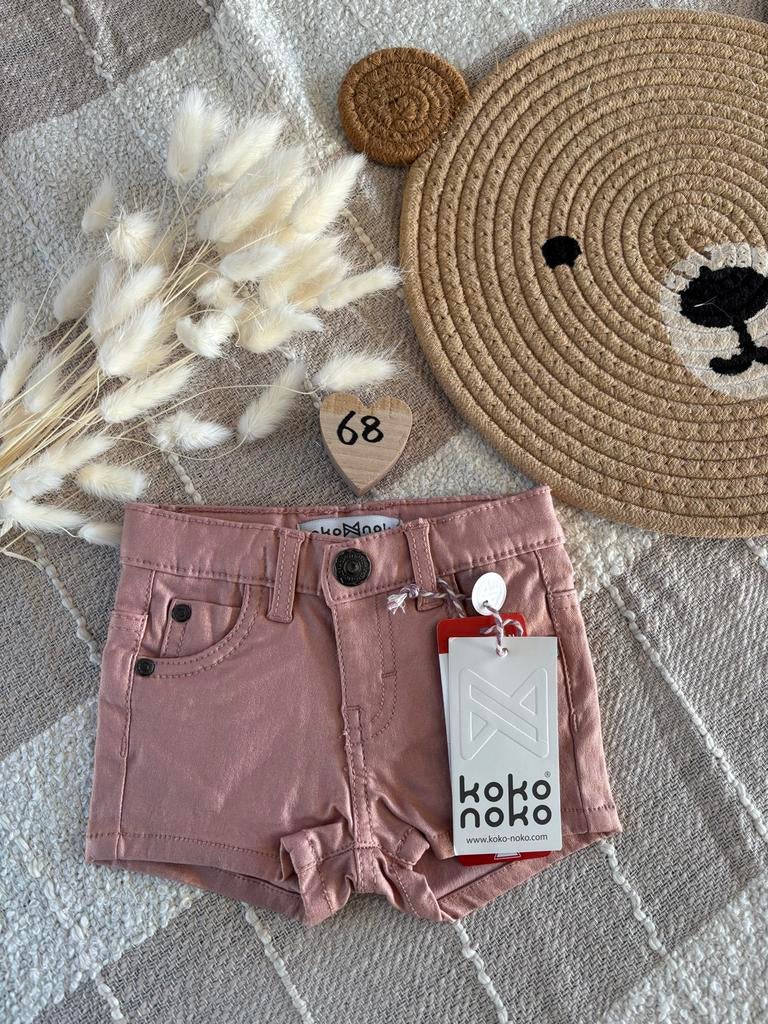 Nieuwe Koko Noko korte broek maat 68 - Blush roze, Ophalen of Verzenden, Zo goed als nieuw