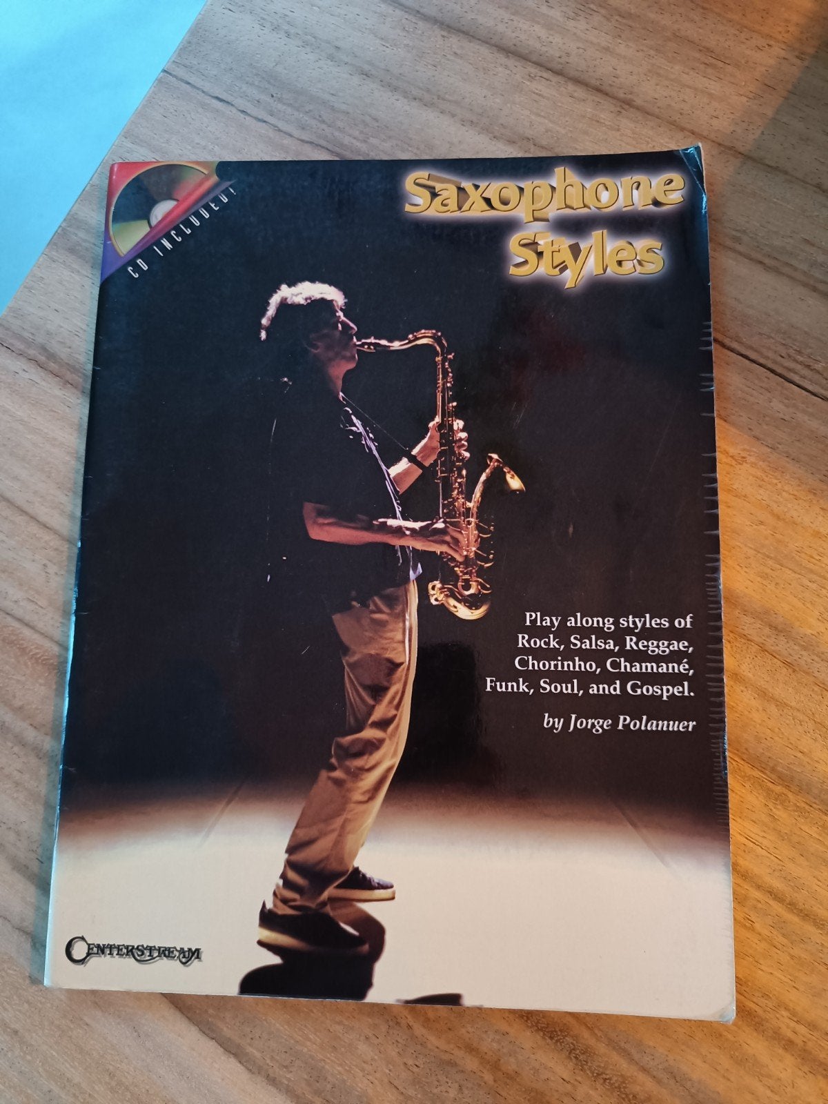 Saxophone Styles - Muziekboek met CD voor Saxofoon, Overige genres, Ophalen of Verzenden, Zo goed als nieuw, Saxofoon