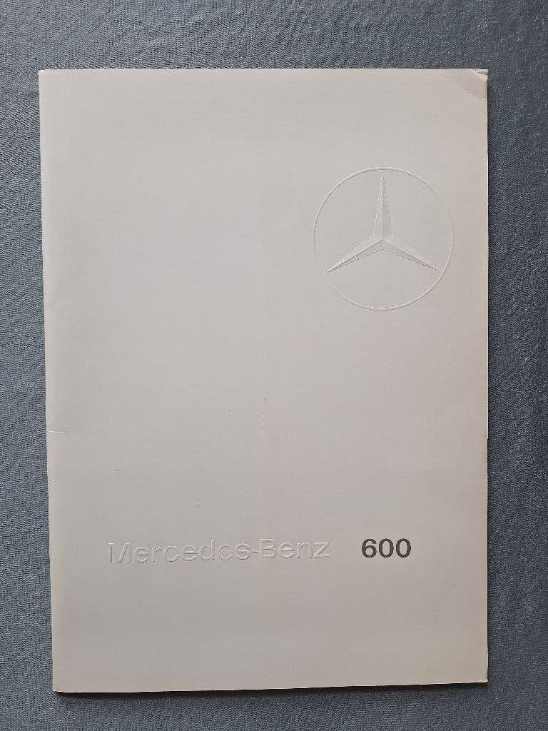Portfolio MERCEDES-BENZ 600 - 1964 USA, Ophalen of Verzenden, Zo goed als nieuw, Mercedes