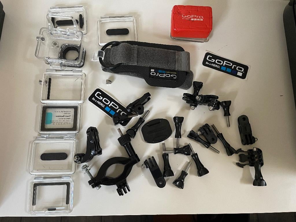 C587 Veel onderdelen voor de GoPro Hero 3, Ophalen of Verzenden, Gebruikt, GoPro