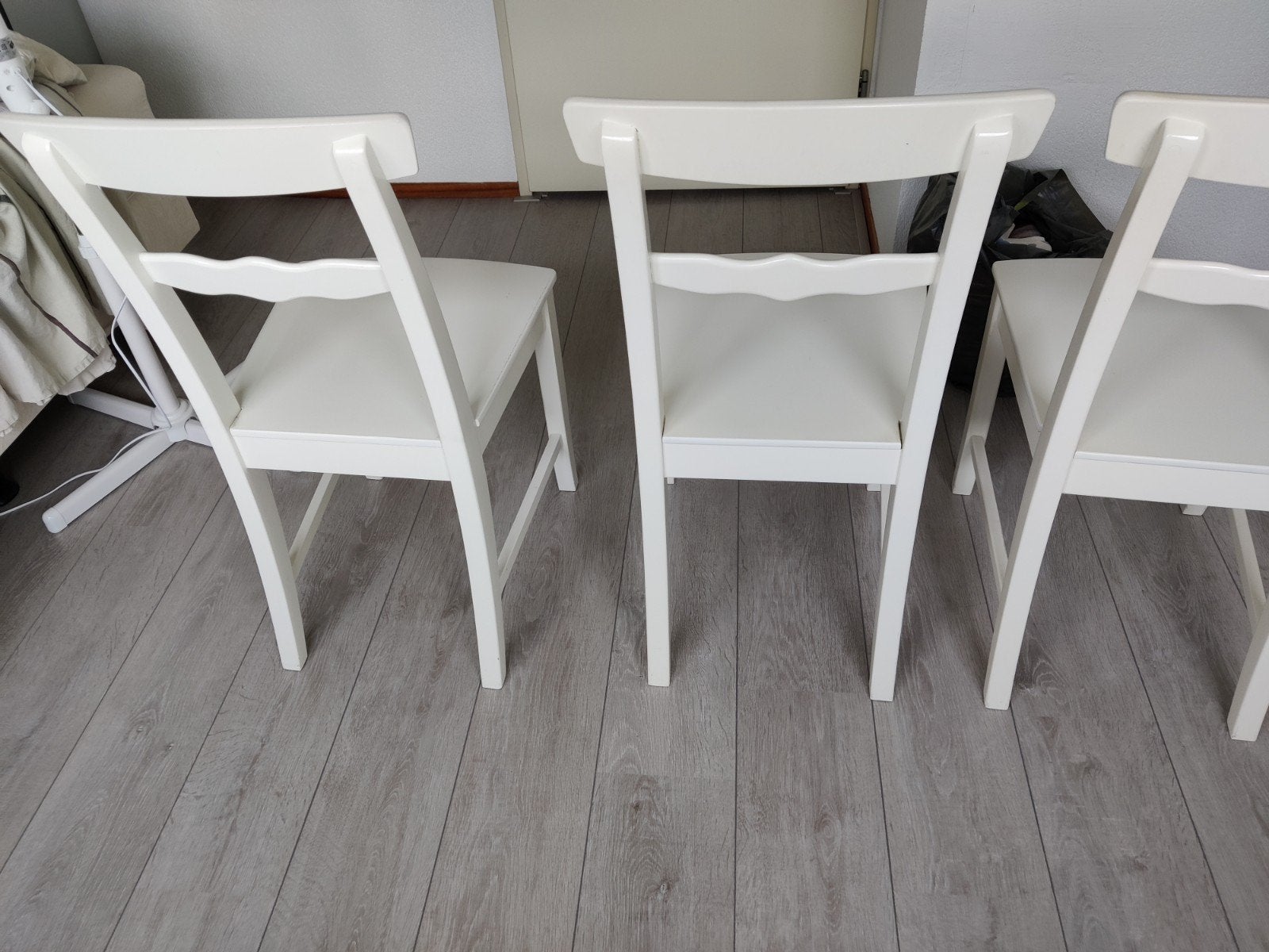 Houten stoelen, Tuin en Terras, Ophalen, Gebruikt, Hout