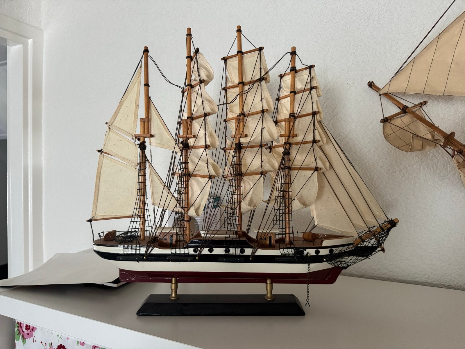 Gedetailleerd scheepsmodel 'Passat' - Zeilschip decoratie, Ophalen, Gebruikt, Groter dan 1:32, Overige merken