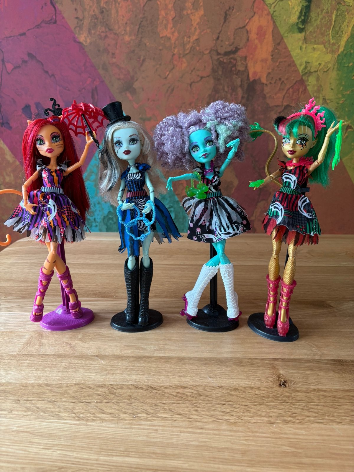 Monster High Freak du Chic bundel G1 Frankie Jinafire Honey, Ophalen of Verzenden, Gebruikt