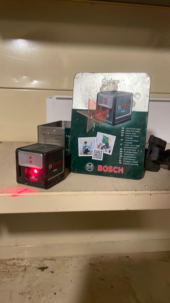 Bosch laser, Ophalen, Gebruikt
